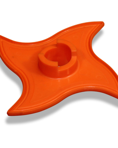 Egg transfer wheel 4-sided 2 components for elevator